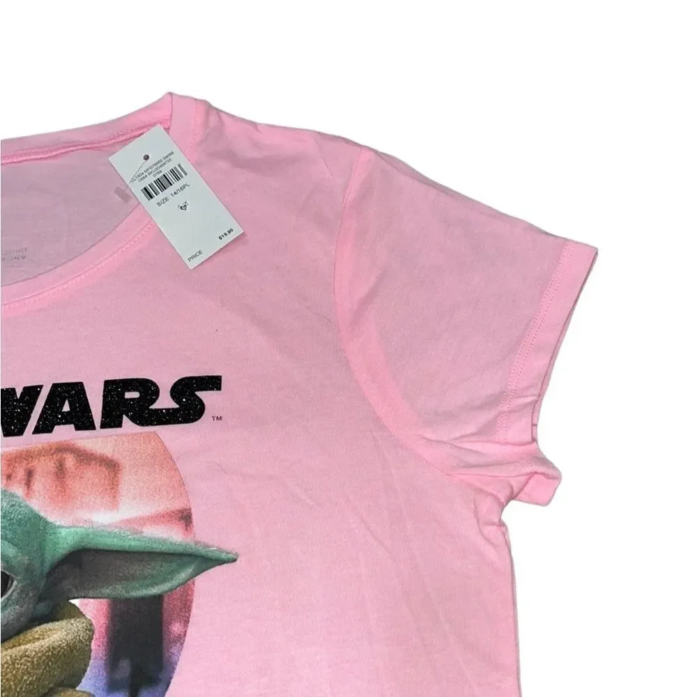 Justice Star Wars Baby Yoda Graphic T-shirt